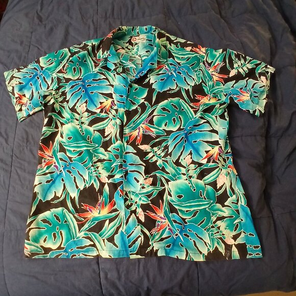 Hilo Hattie - Hawaiian - Cotton Camp Shirt - Picture 1 of 5